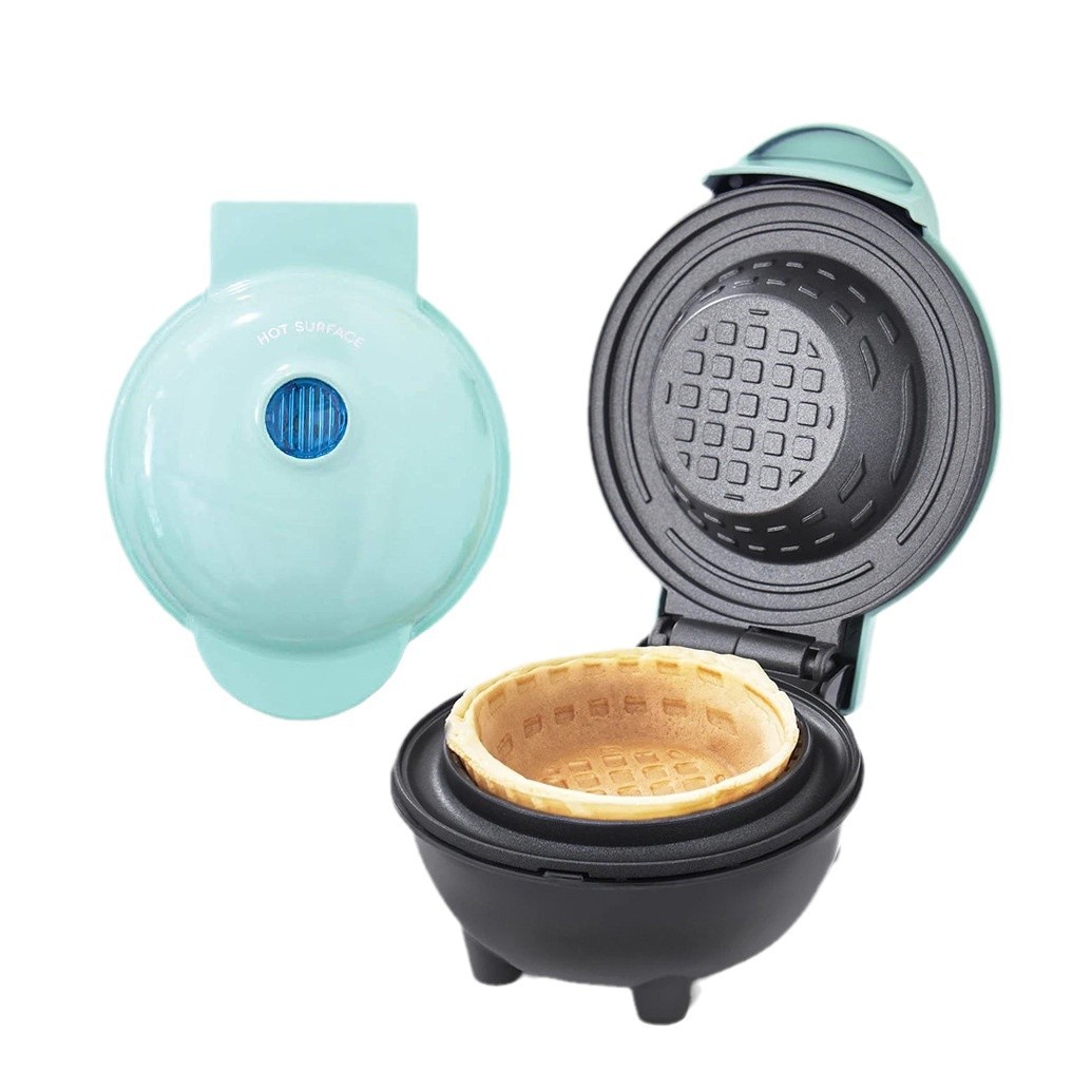 Mini Waffle Maker Machine - Elektryczna maszyna do wafli w miskach,