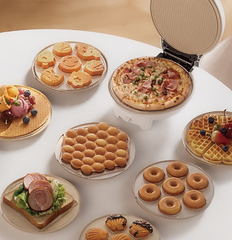 Mini Waffle Maker Machine - 750W Mini opiekacz do kanapek elektryczny