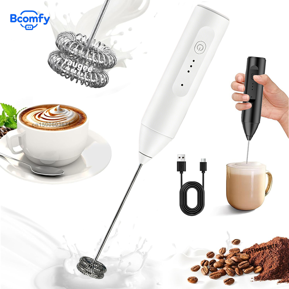 Electric Milk Frother Handheld - Spieniacz do mleka ręczny elektryczny, trzepaczka