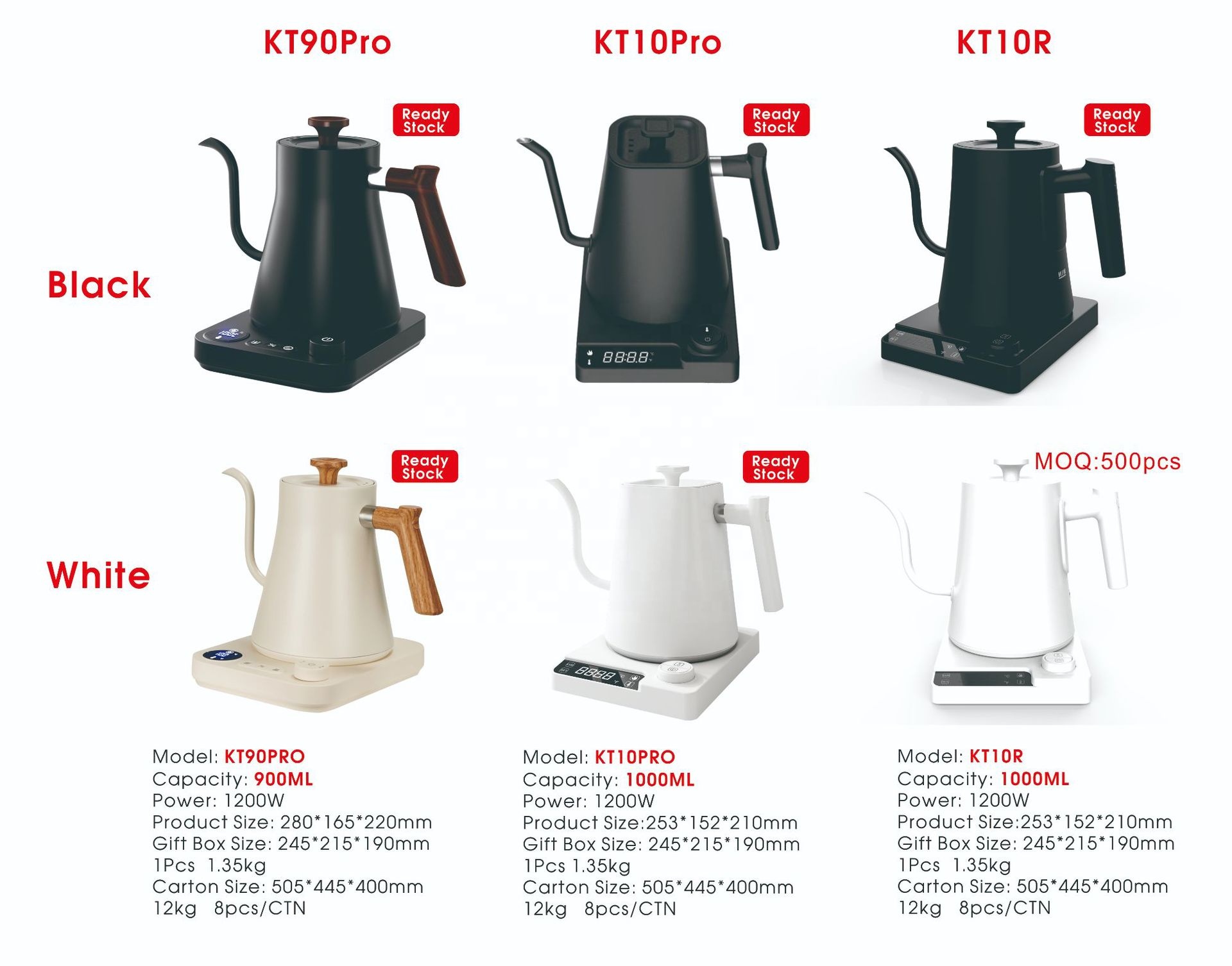 Nowy Design Elektryczny Czajni – Electric Kettle Temperature Control recenzja i cena