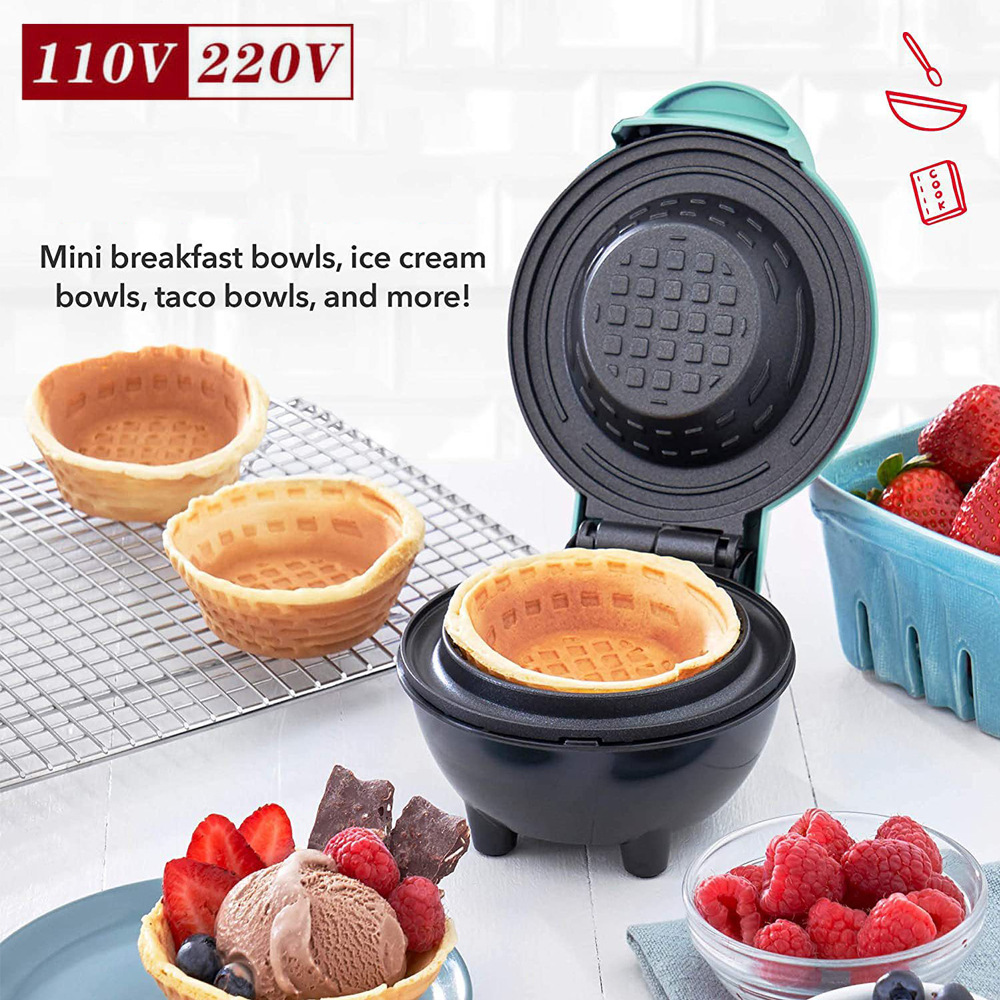 Elektryczna maszyna do wafli w – Mini Waffle Maker Machine recenzja i cena