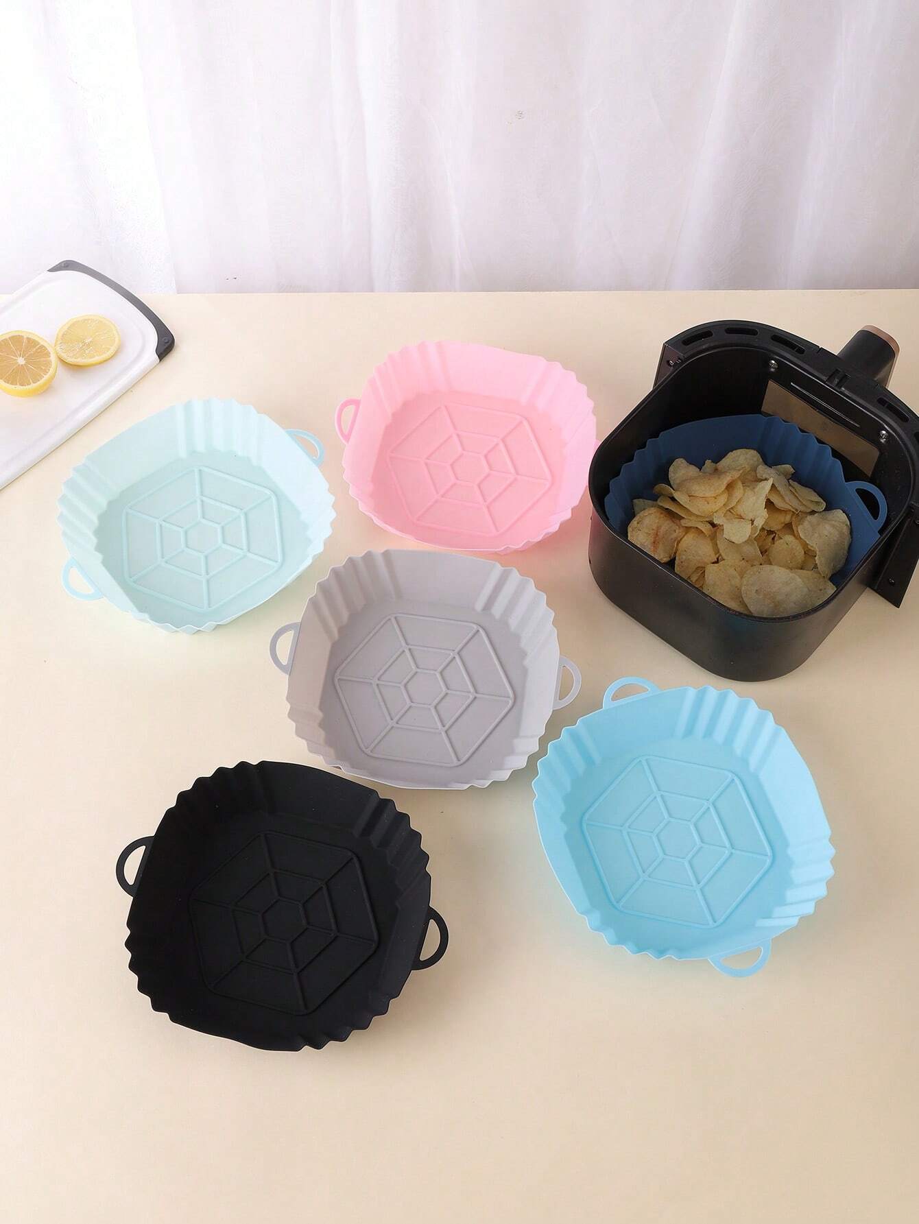 1 szt. silikonowy garnek do fr – Air Fryer Silicone Pot Liner recenzja i cena
