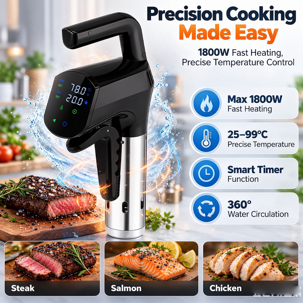 Kuchenka do gotowania metodą s – Digital Sous Vide Precision Cooker recenzja i cena