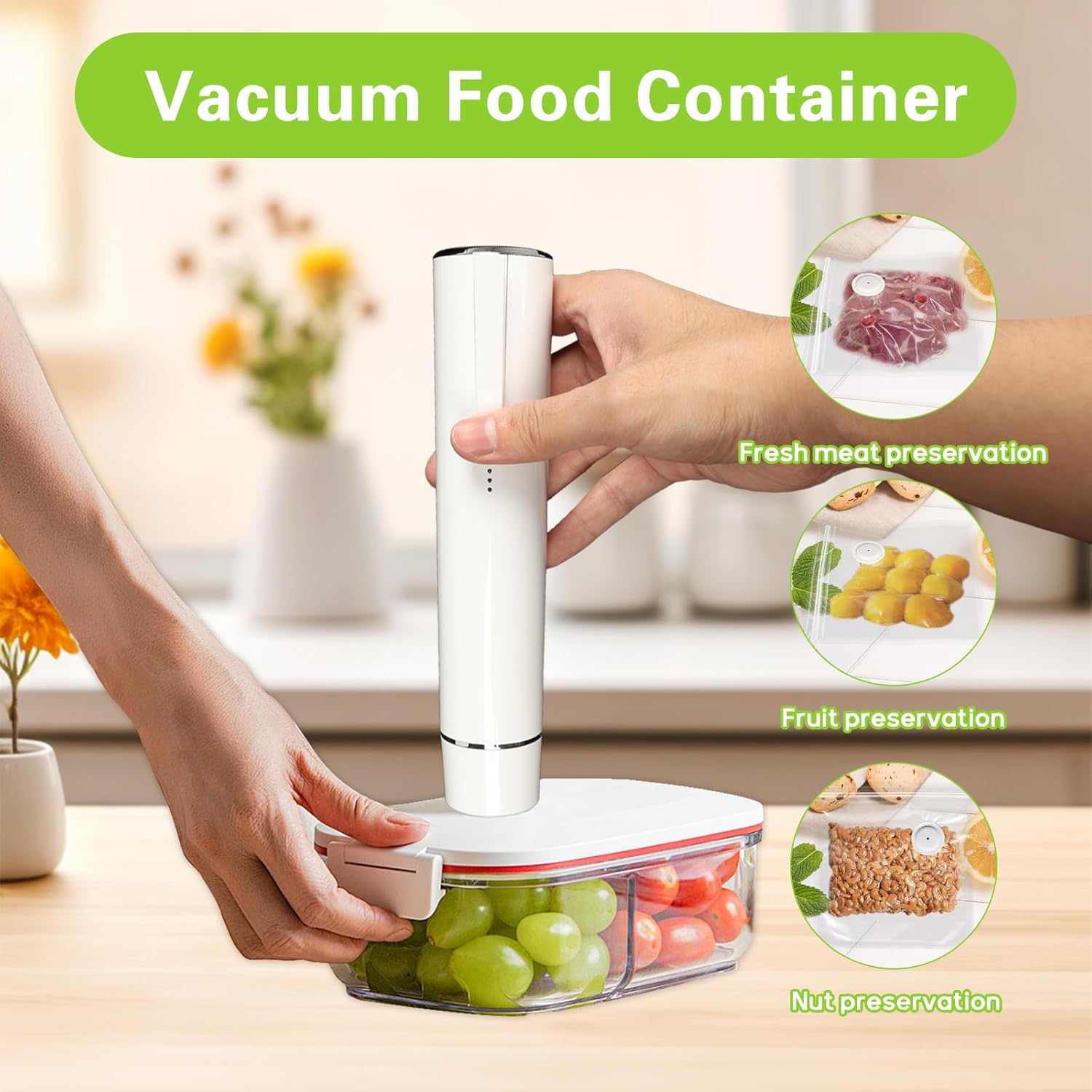 Zgrzewarka próżniowa ręczna z  – Food Vacuum Sealer Machine recenzja i cena