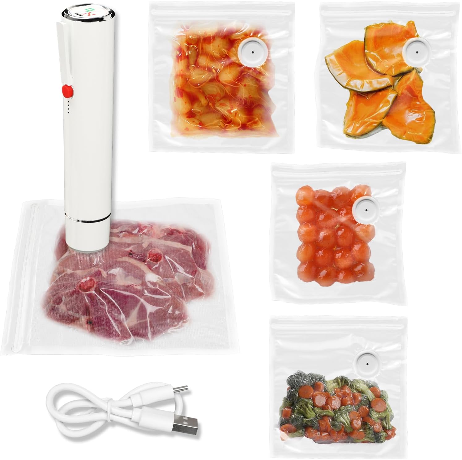 Zgrzewarka próżniowa ręczna z  – Food Vacuum Sealer Machine recenzja i cena